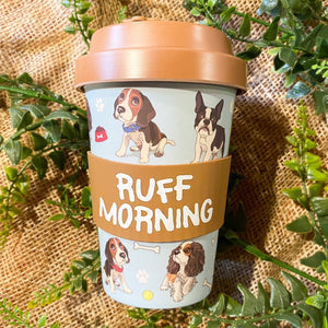 'Ruff Morning' Bamboo Cup