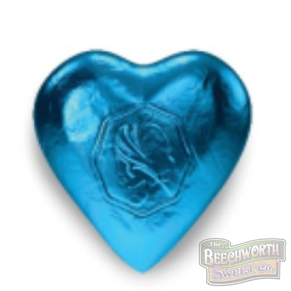 Chocolate Hearts Aqua Blue Specialty